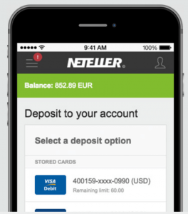 Neteller depositing