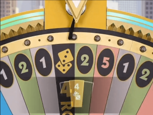 navigating through the experience in a live Monopoly casino game.