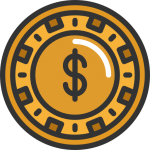 icône pièce de monnaie