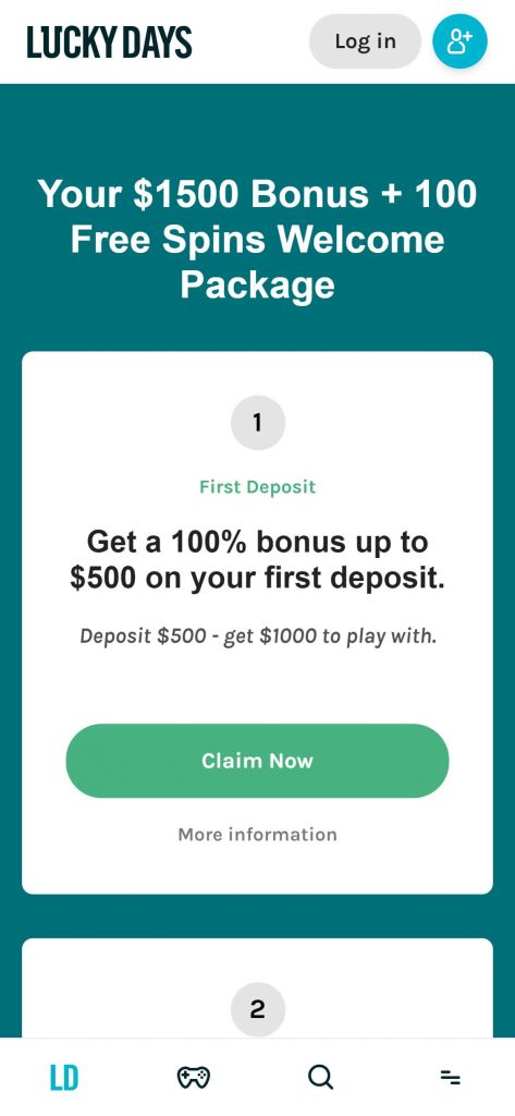luckydays.com mobile