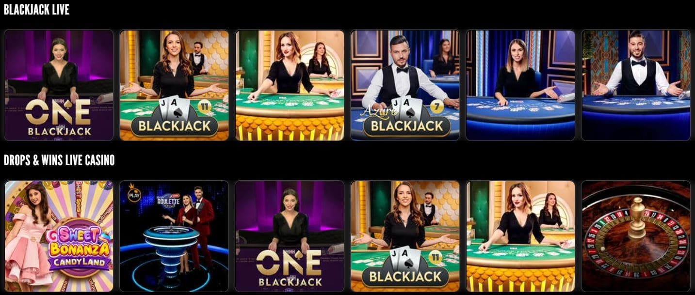 Croupier en direct Rizk