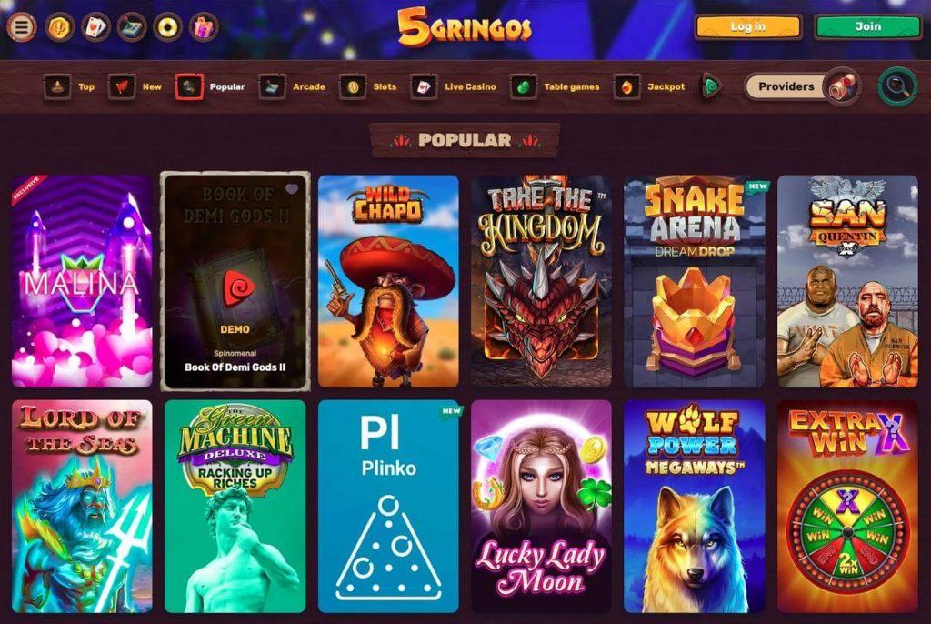 5 gringo slots