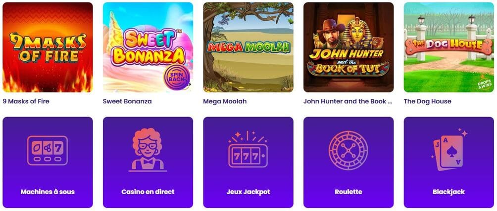 Jeux du Casino Wildz