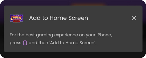 Navigate to the website you wish to add to your home screen.