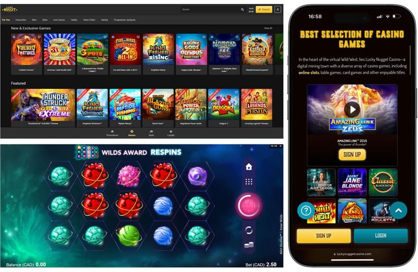 and Games Global take the lead in terms of game offerings. Let's explore the various game categories.