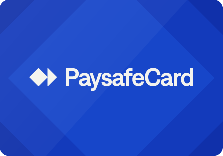 PaysafeCard card with logo